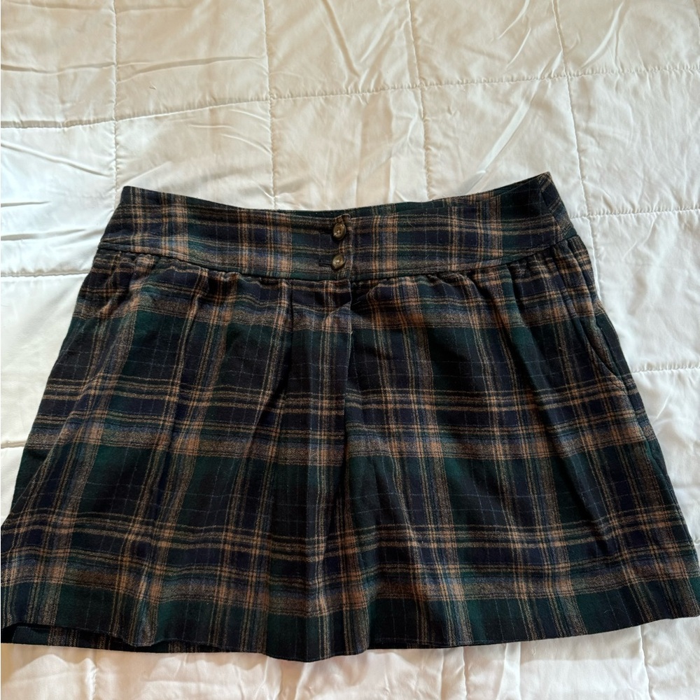 Gap Plaid Mini Skirt